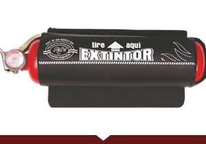 Funda de Cuero Ecológico para Matafuego 1 kg Largo